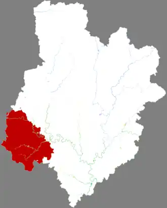 Эньян на карте