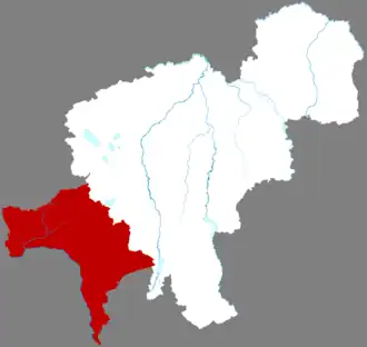 Гунчжулин на карте