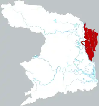 Аньсян на карте