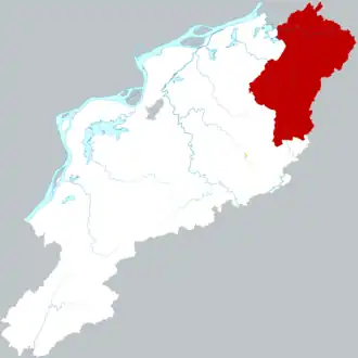 Цинъян на карте