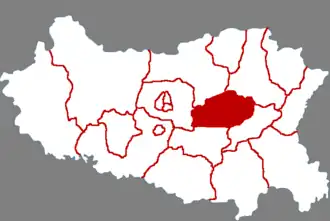 Фэйсян на карте