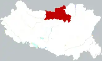 Юннянь на карте