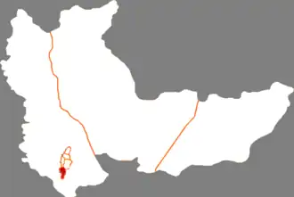 Синъань на карте