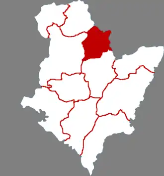 Уцян на карте