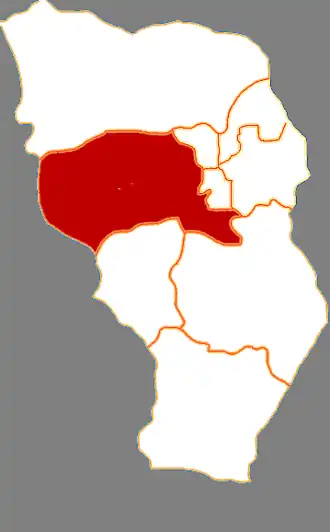 Тумэд-Цзоци на карте