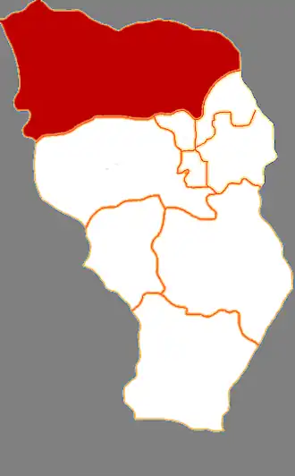 Учуань на карте