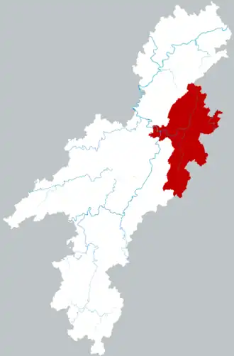 Сюйпу на карте