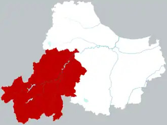 Аньцзи на карте