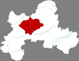 Ифэн на карте