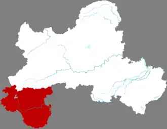 Юаньчжоу на карте