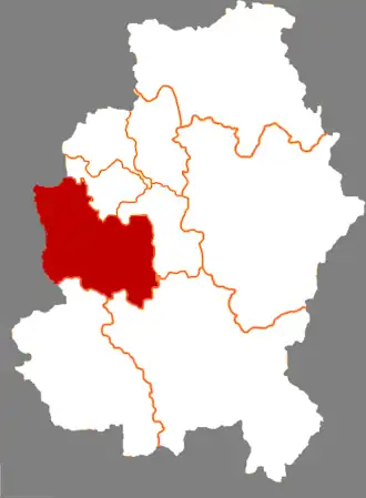 Юнцзи на карте