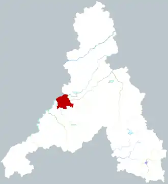 Хуайинь на карте