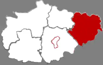 Линчуань на карте