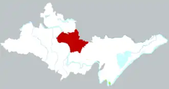 Цзянлин на карте