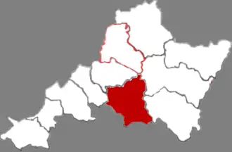 Юйшэ на карте