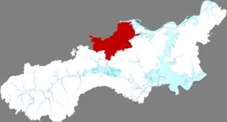 Жуйчан на карте