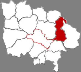 Гусянь на карте