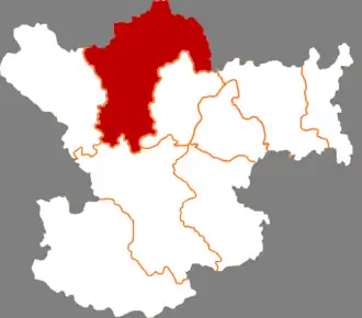 Лисянь на карте