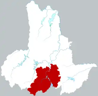 Хошань на карте