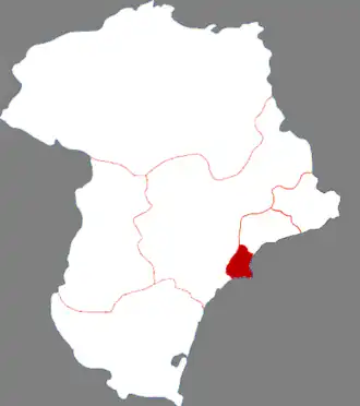 Бэйдайхэ на карте