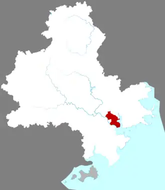 Фэнцзэ на карте