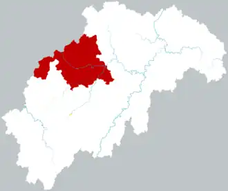 Дункоу на карте