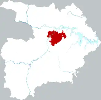 Чжанвань на карте