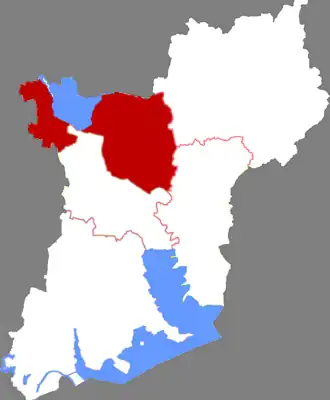 Суюй на карте