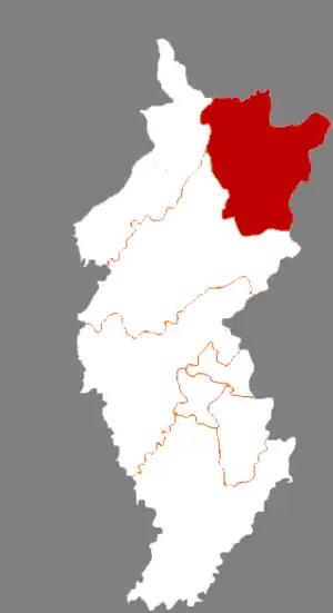 Хуэйнань на карте