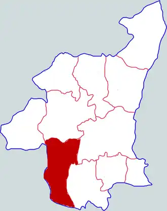 Линьвэй на карте