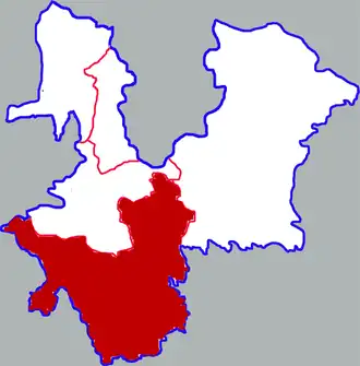 Тунсинь на карте