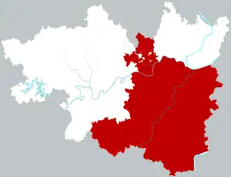 Сянтань на карте