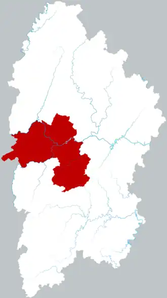 Баоцзин на карте