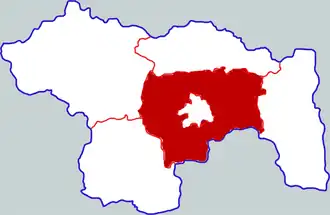 Цзяньань на карте