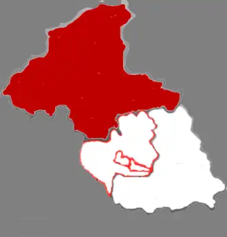 Юйсянь на карте