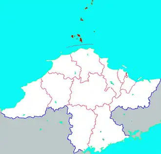 Чандао на карте