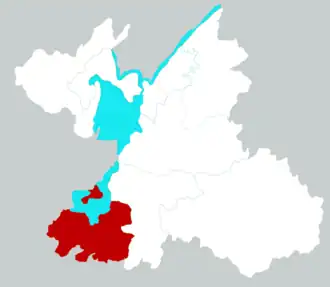 Сянъинь на карте