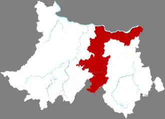 Юньань на карте