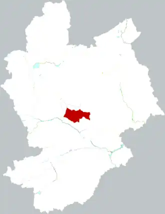 Цяодун на карте