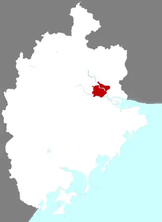 Лунвэнь на карте