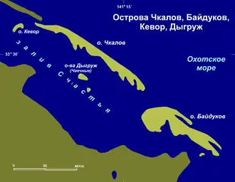 Карта залива