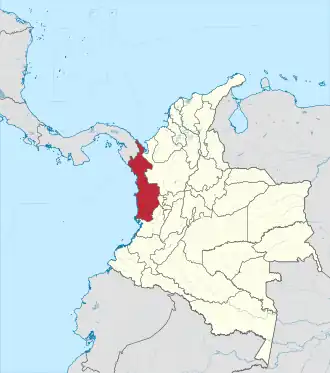 Чоко на карте