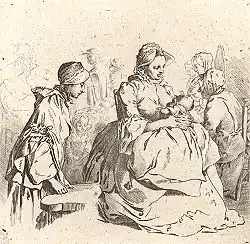 В детской. 1764. Офорт