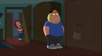 Промокартинка. Мег заметила, как Крис крадет деньги у Лоис.