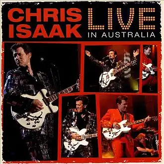 Обложка альбома Криса Айзека «Live in Australia» (2008)