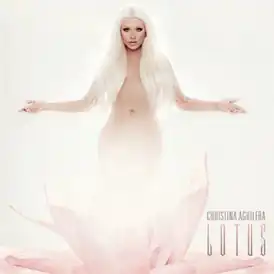 Обложка альбома Кристины Агилеры «Lotus» (2012)