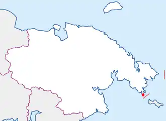 Мыс Чукотский на карте Чукотки