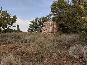 Часть стены разрушенного храма