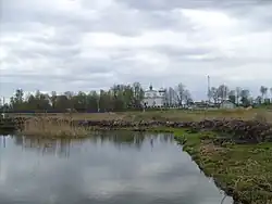 Успенская церковь в агрогородке Сухари на берегу Ресты