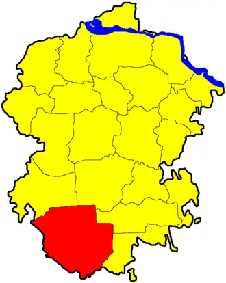 Алатырский муниципальный округ на карте